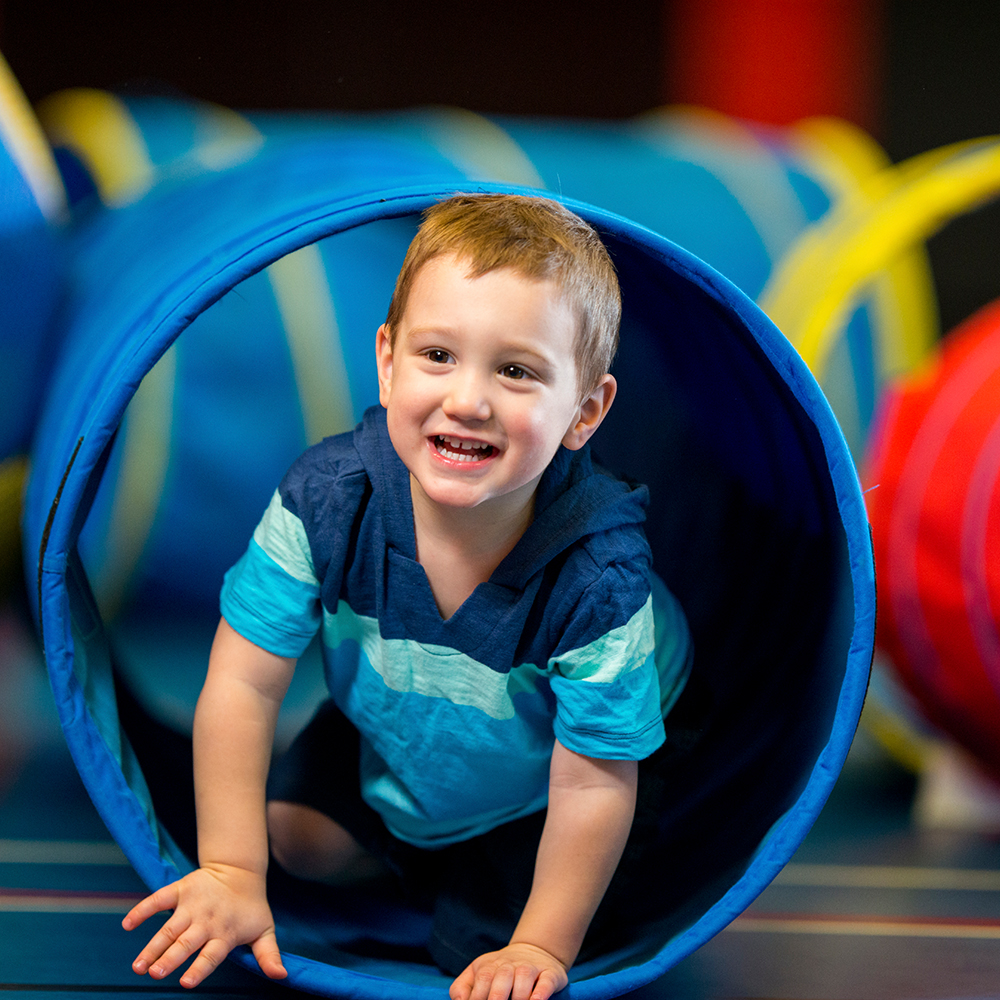 Confident Preschooler at Gymnastics